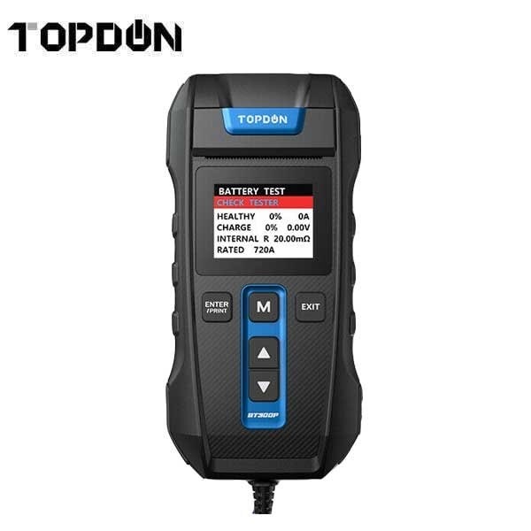 BT300P Battery, Charging System, and Cranking System Analyzer with Built-In Printer